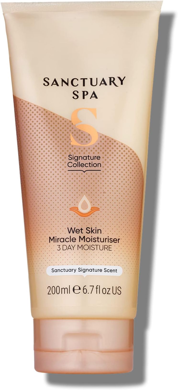 Spa Wet Skin Miracle Moisturiser, No Mineral Oil, Cruelty Free and Vegan In Shower Moisturiser, 200 ml