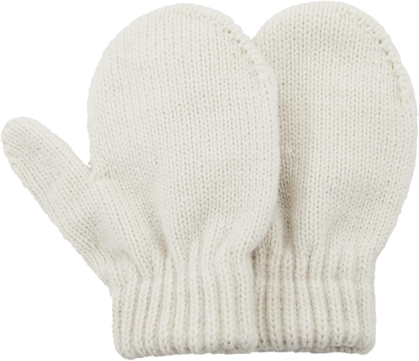 Century Star Toddler Mittens Thick Knit Kids Winter Gloves Warm Toddler Winter Gloves for Baby Girls Boys Magic Gloves