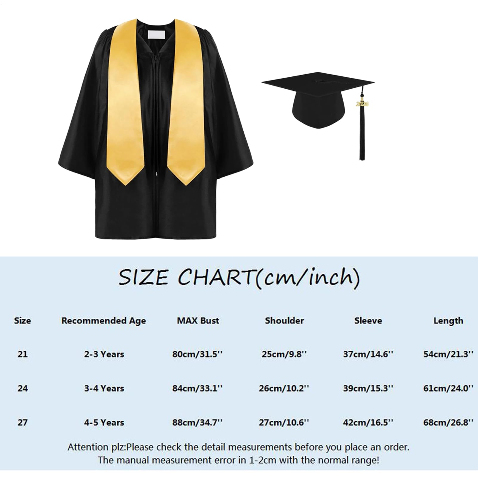 Cappelli e abito per la scuola materna 2026 Congratulazioni Grad Outfits