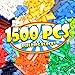 Lekebaby Classic 1500 Pieces Building Bricks Kit Basic Brick Set for Kids Creative Play, Compatible with All Major Brands, Educational Toy for Boys Girls 6 Years Old and Up