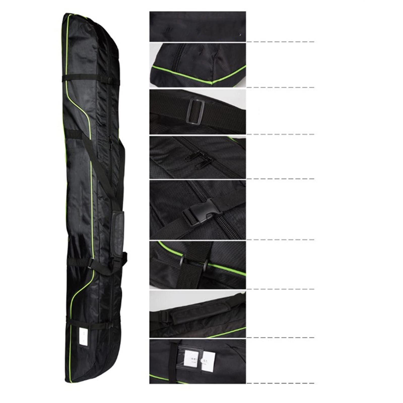 TAPIVA Ski Bag Snowboard Cover Bag Board Bags Skis Pole Pack Snow Boots Helmet Portable Carry