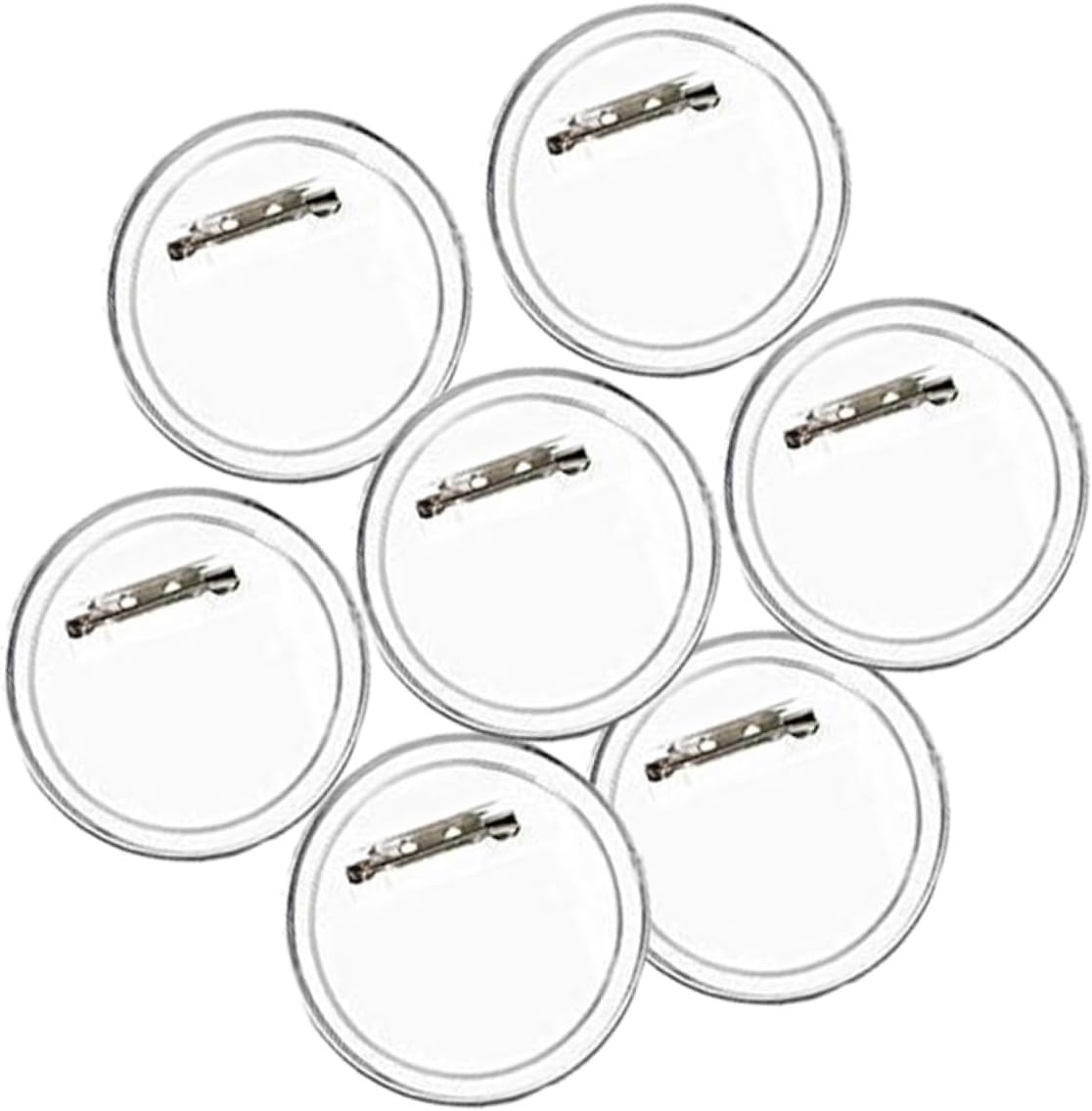 First Button Pins Set Round Badge Pins Kit Acrylic Design Buttons 30pcs Craft Supplies Badges Sturdy Stainless Steel