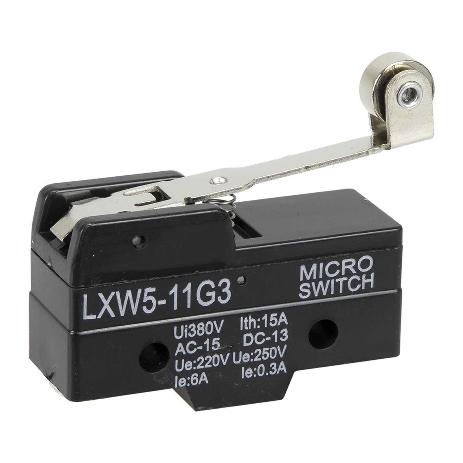 Interrupteur de fin de course LXW5-11G3 à levier à rouleau momentané 10pcs