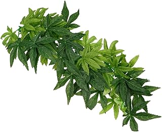 Generic Grandes Plantas De Esconder Répteis Para Habitats De Répteis Decoração De Habitats De Répteis Artificiais Para Plantas De Terrário Rattan Falso Para Plantas De Répteis Para