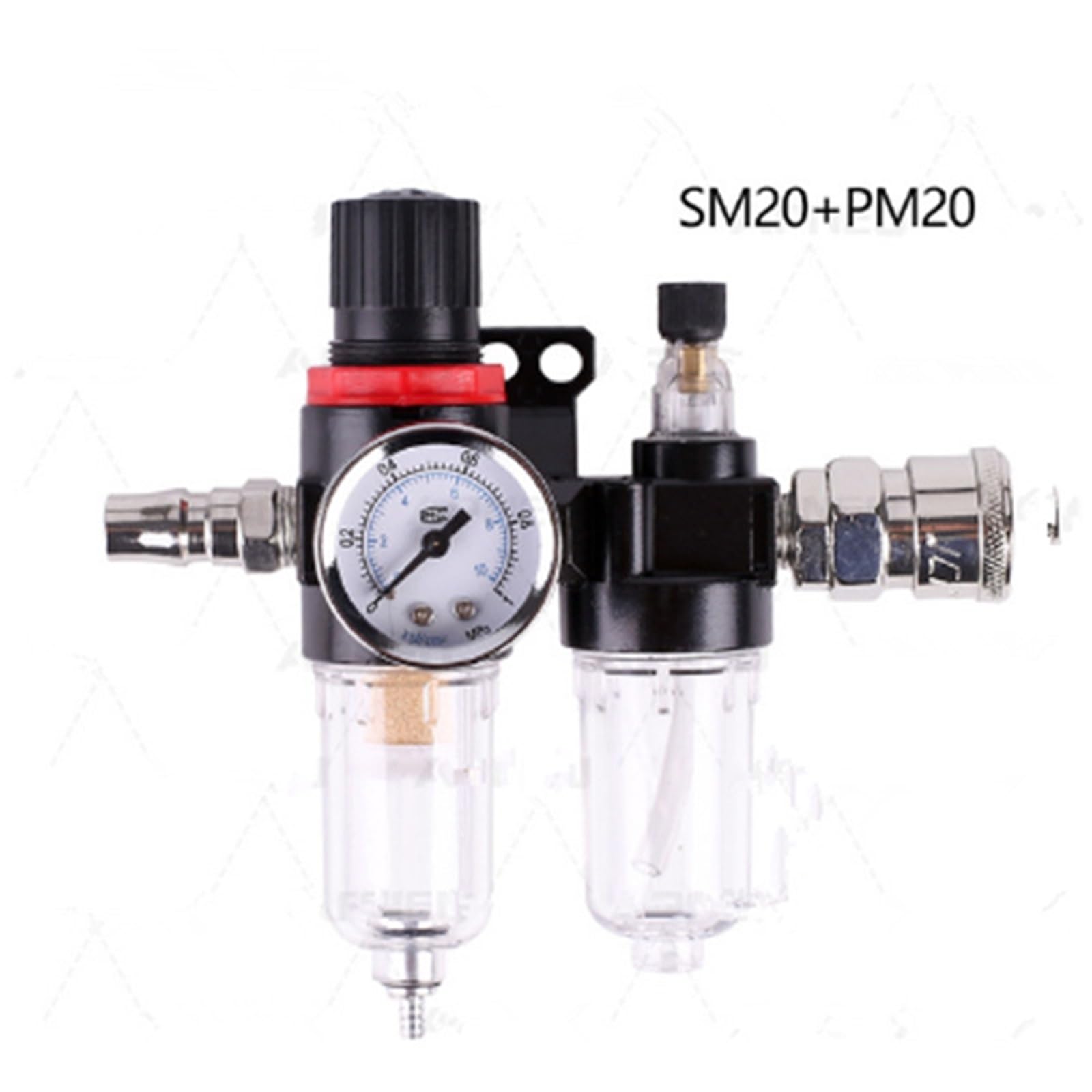 AFR2000 + AL2000 G1 / 10.2 cm AFC2000 sprężarka powietrza separator wody filtr pułapka regulatora (AFC2000)