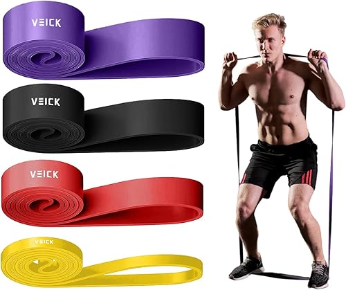 VEICK Resistance Bands for Working Out, Exercise Bands, Workout Bands, Pull Up Assistance Bands, Long Heavy Stretch Bands Set for Men and Women,