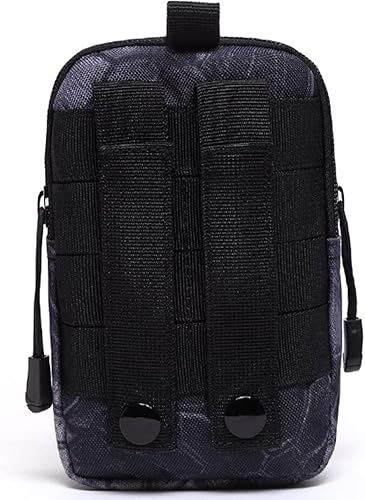 Vista 14 de NuCamper Tactical Molle EDC Waist Pouch Compact Bag, Multi-Purpose Utility Tactical Pouch Belt Cell Phone Holder for Workout Hiking Camping Outdoor
