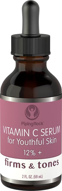 Sérum facial com Vitamina C Piping Rock, 60 mL