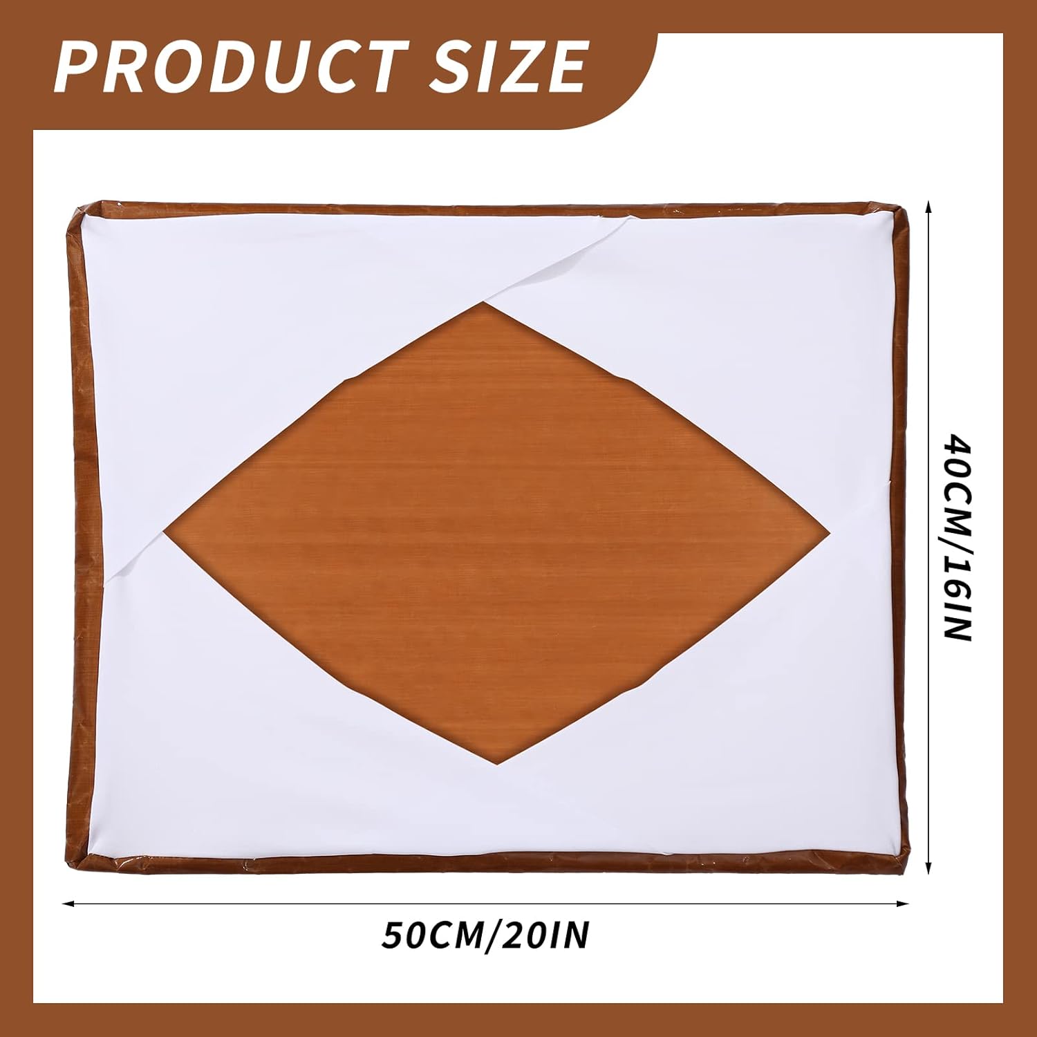 Zhengmy 6 Pcs 16 x 20 Inch Heat Press Platen Wrap Cover Non Stick High Temperature Resistant Heat Press Cover Protector Reusable Sheets for Protecting Sublimation Machine from Scratches Residue Inks