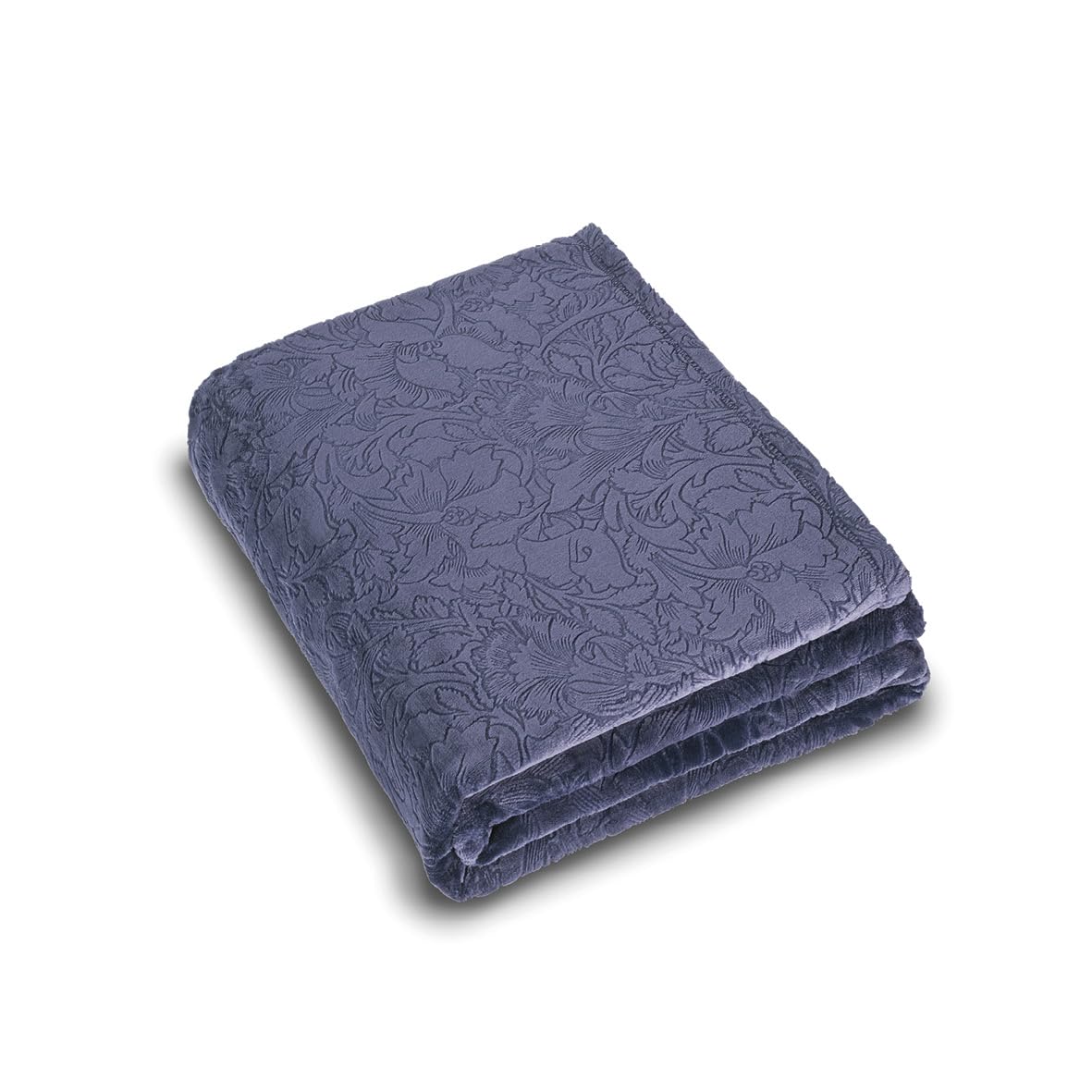 Maxi Plaid Arabesque Aubergine 180 x 220 cm pour Lit et Canapé