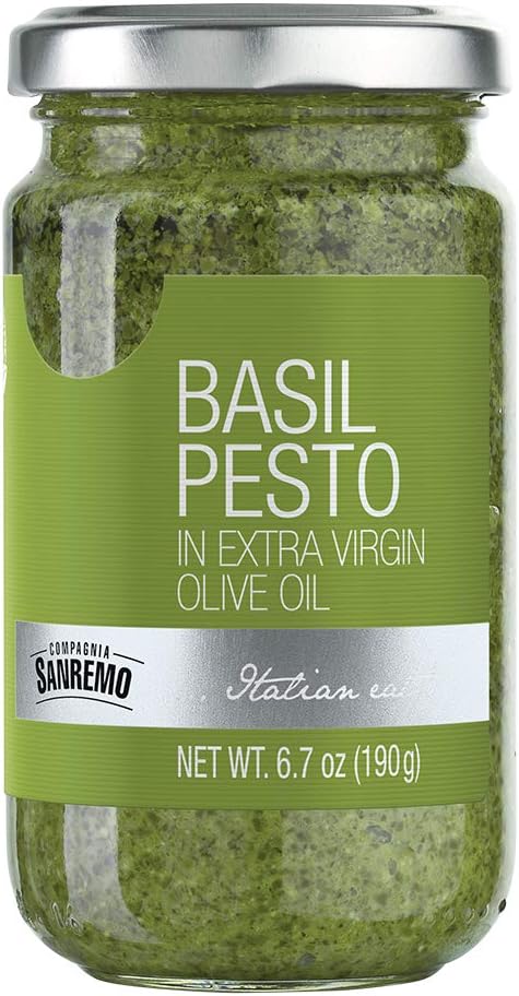 Compagnia Sanremo Pesto DOP Basil Pesto, 6.7 oz