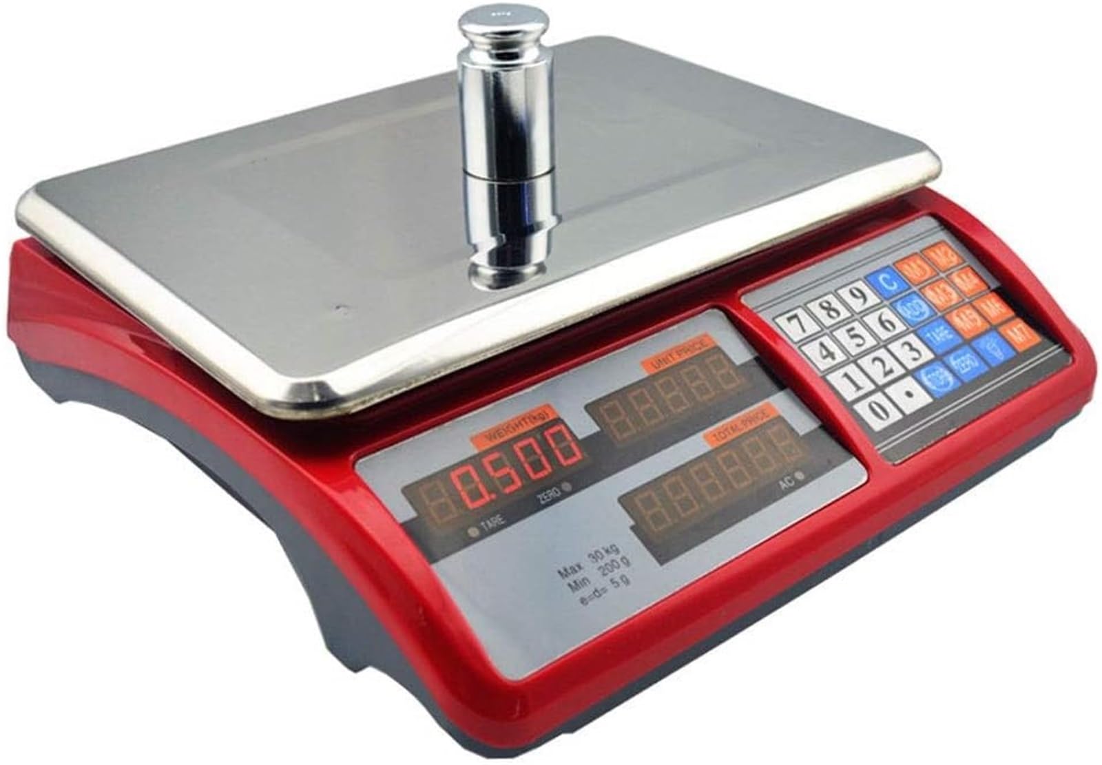 MYUYEE 30Kg/200G Digital Electronic Scale High Precision Pricing Lcd Backlit Display Tare Function Easy