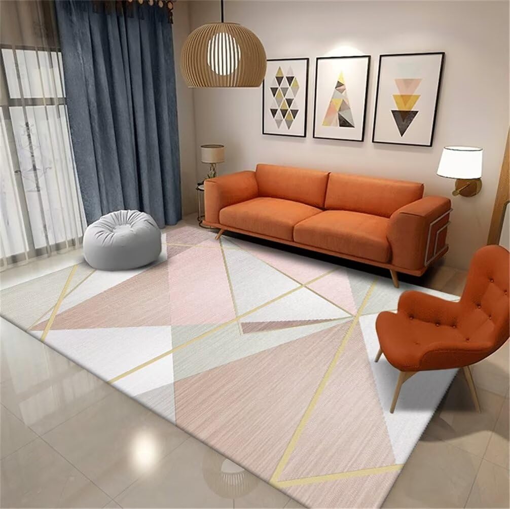 Tapis lavable machine rose pour en finir avec les taches en chambre enfant