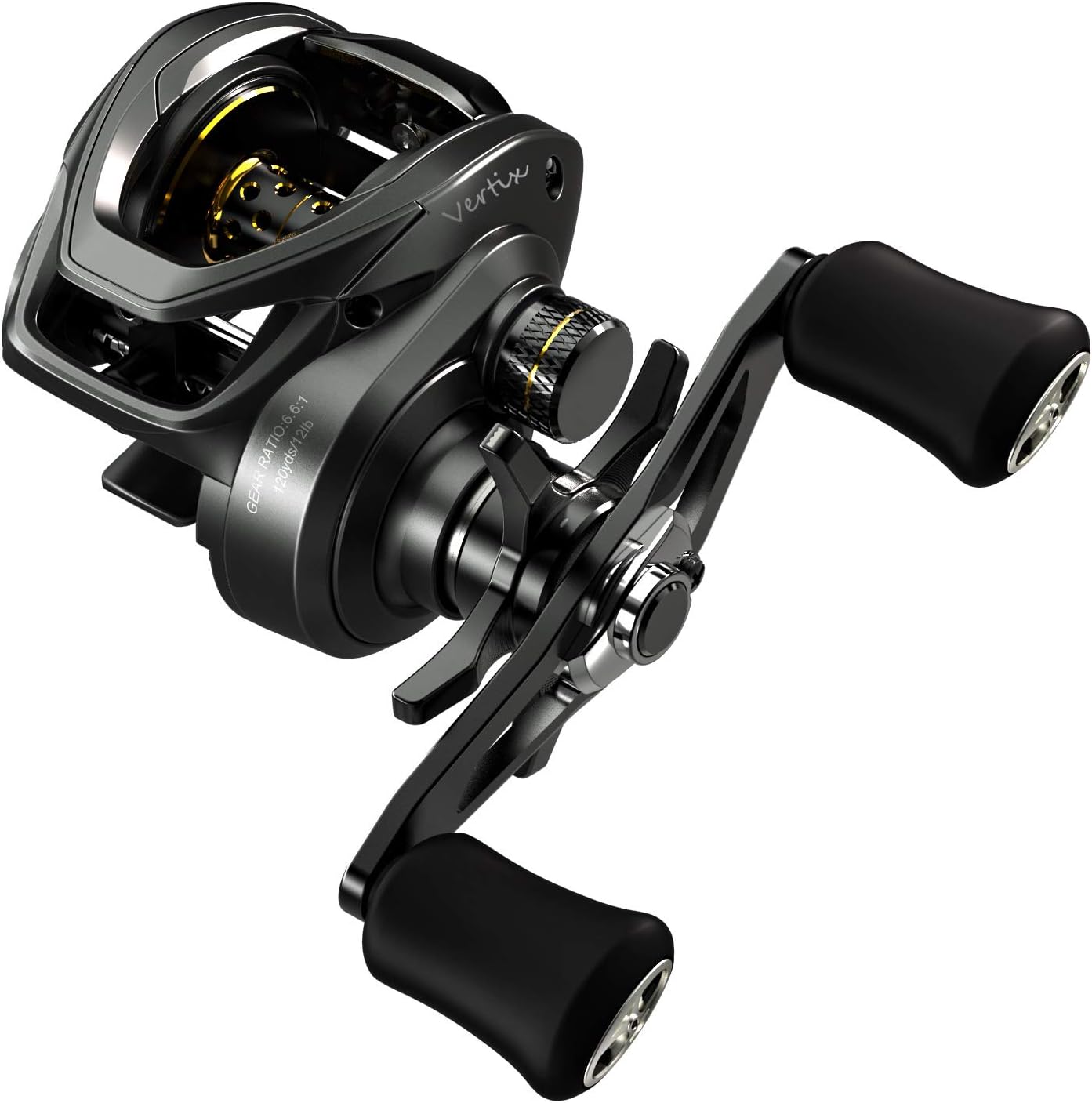 Tempo Baitcaster Reel, Left Hand Ultralight Low Profile Baitcasting Reels, Super Smooth 9+1 Ball Bearing, Magnet Braking System with 20LB Carbon Fiber Drag 6.6:1 Gear Ratio, Fishing Reel for Bass
