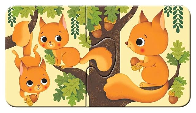 Foto 4 de 8 de Puzle Infantil de Ravensburger, los Animales y Sus Hijos, de 9 x 2 Piezas
