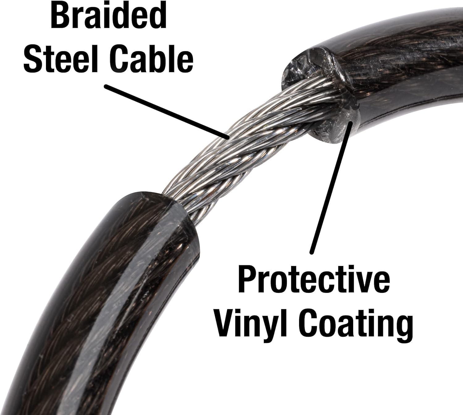 PRO365 Premium Anti-Theft 4 Digit Fixed Combination Cycle Lock | 1 Year Warranty | 12 MM Steel Cable with PVC Coating | Universal Lock Code Provided | Bicycle, Helmet, Luggage & More 3