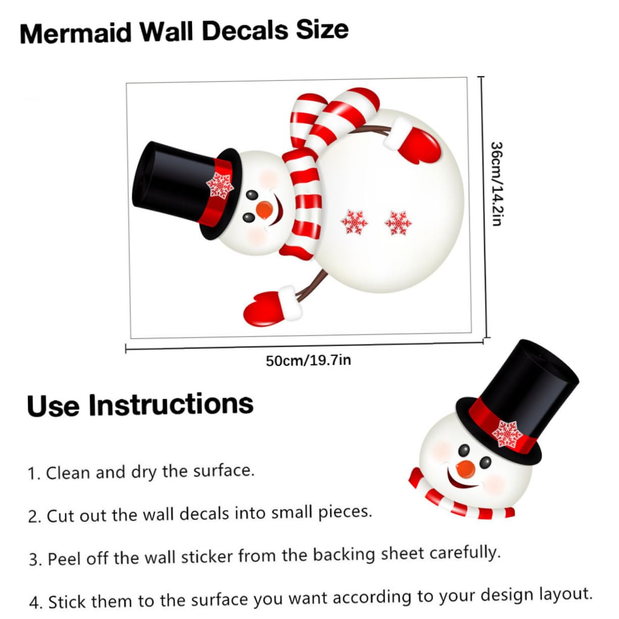 Zerodeko 8 Feuilles Autocollant Fenêtre Bonhomme De Neige S'accroche Décorations De Fenêtre De Bonhomme De Neige De Noël S'accroche Stickers Muraux me De e Rouge Pvc