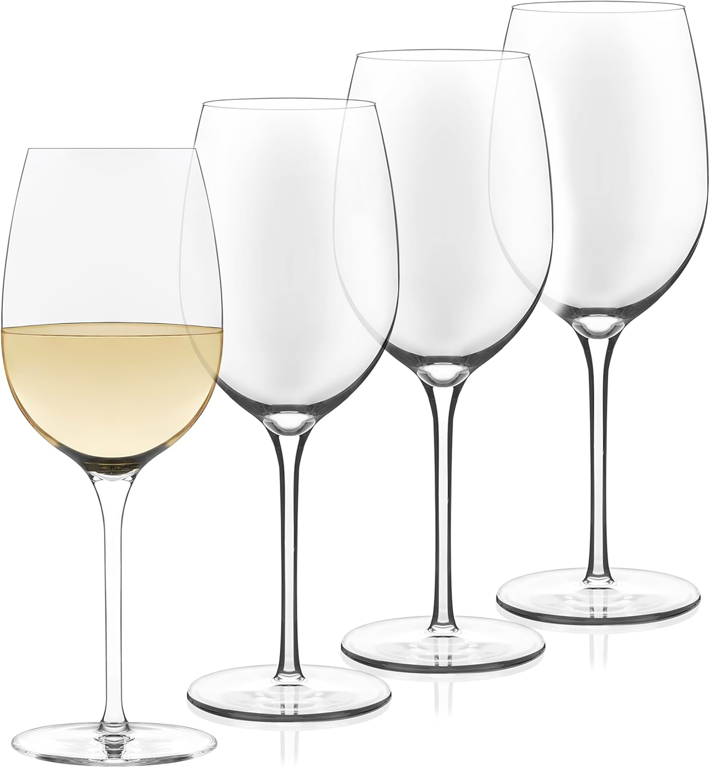 A set of four Libbey Signature Kentfield Estate all-purpose wine glasses.
