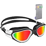 OMID Kids Swim Goggles, P2mini Polarized Swimming Goggles Comfortable for Age 6-14