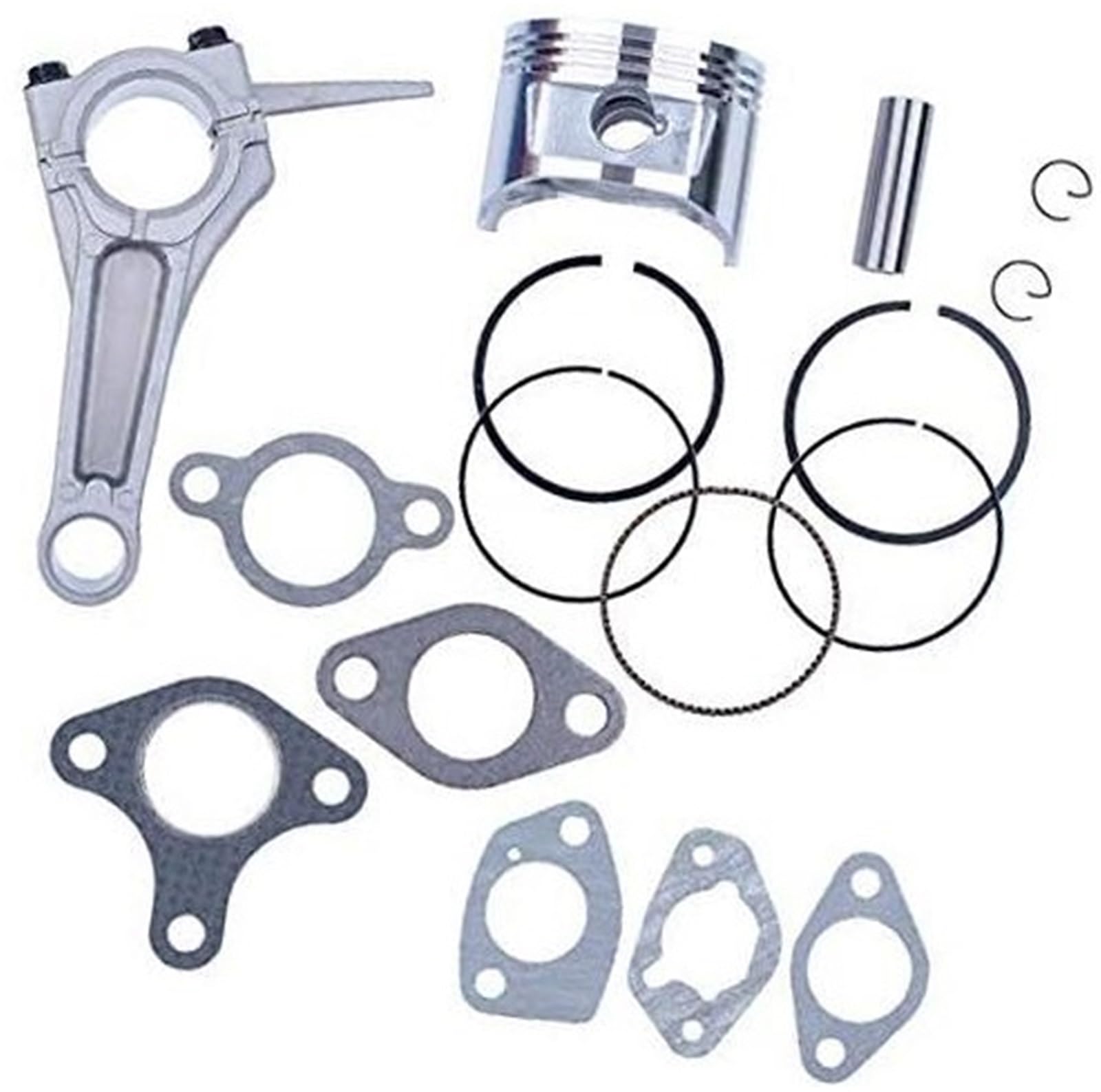 Junta de admisión de carburador, biela, Anillos de pistón de 88 mm for Motor GX390 188F de 13 HP, cortacésped, Bomba de Agua, Recortadora Anillo de pistón para maquinaria de jardinería