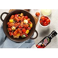 Vista 3 de Samyang Buldak (pollo asado) salsa líquida picante picante