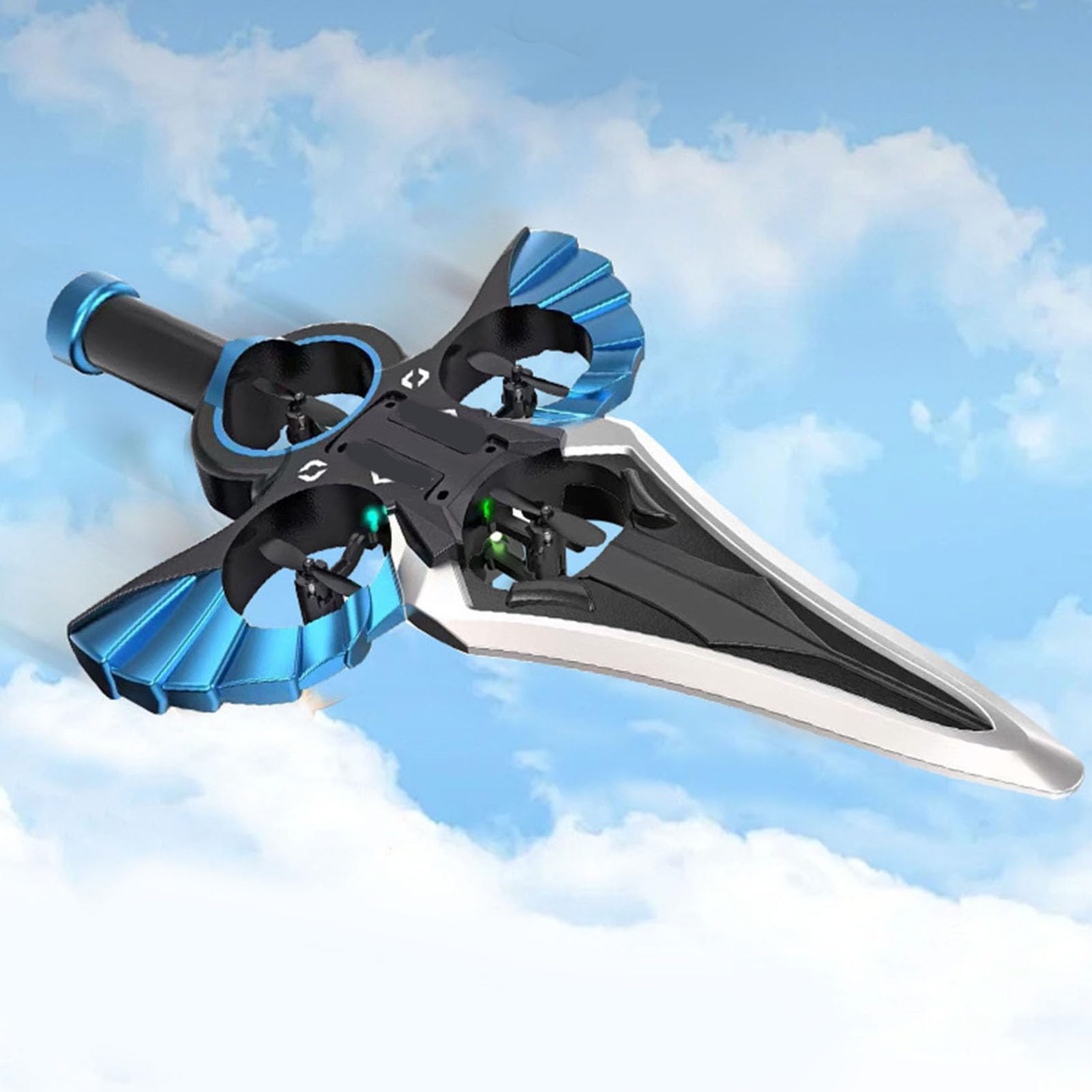 CCYLEZ Flying Sword, Foam Flying Sword Toy with Wrist Worn Remote Controller, LED Levitating Sword Airplane Cool Toys, Birthday Gift
