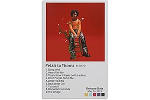 D4vd Poster Petals to Thorns The Gateway Experience Homecoming Album Decorative Paintings...