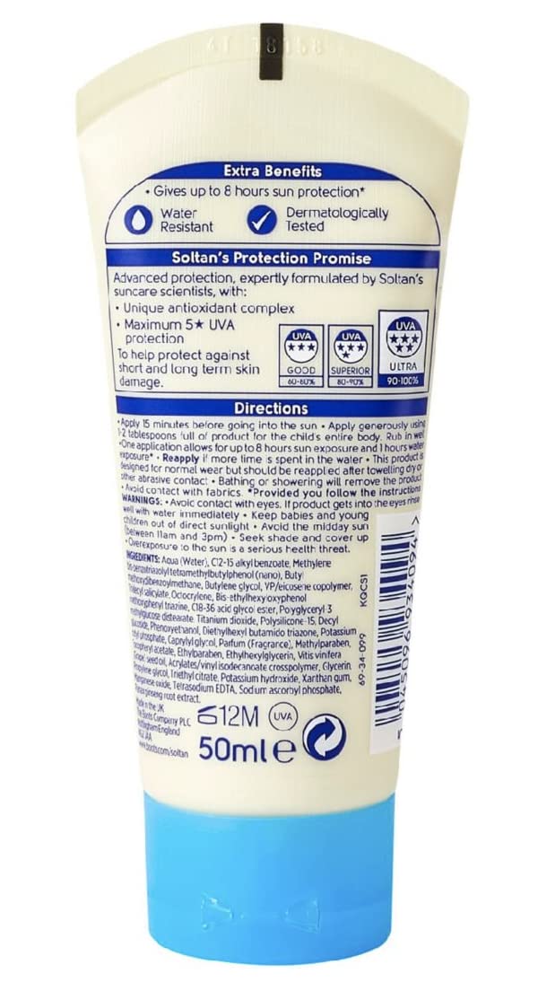 Soltan Kids Once 8hr Protect & Play Lotion SPF50+ 50ml