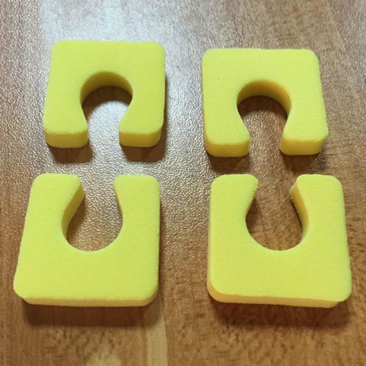 Healeved 288 Piezas espaciadores de dedos disidente separador de juegos de manicura empaquetadora cuñas separador de dedos de esponja espaciadores de punta de esponja
