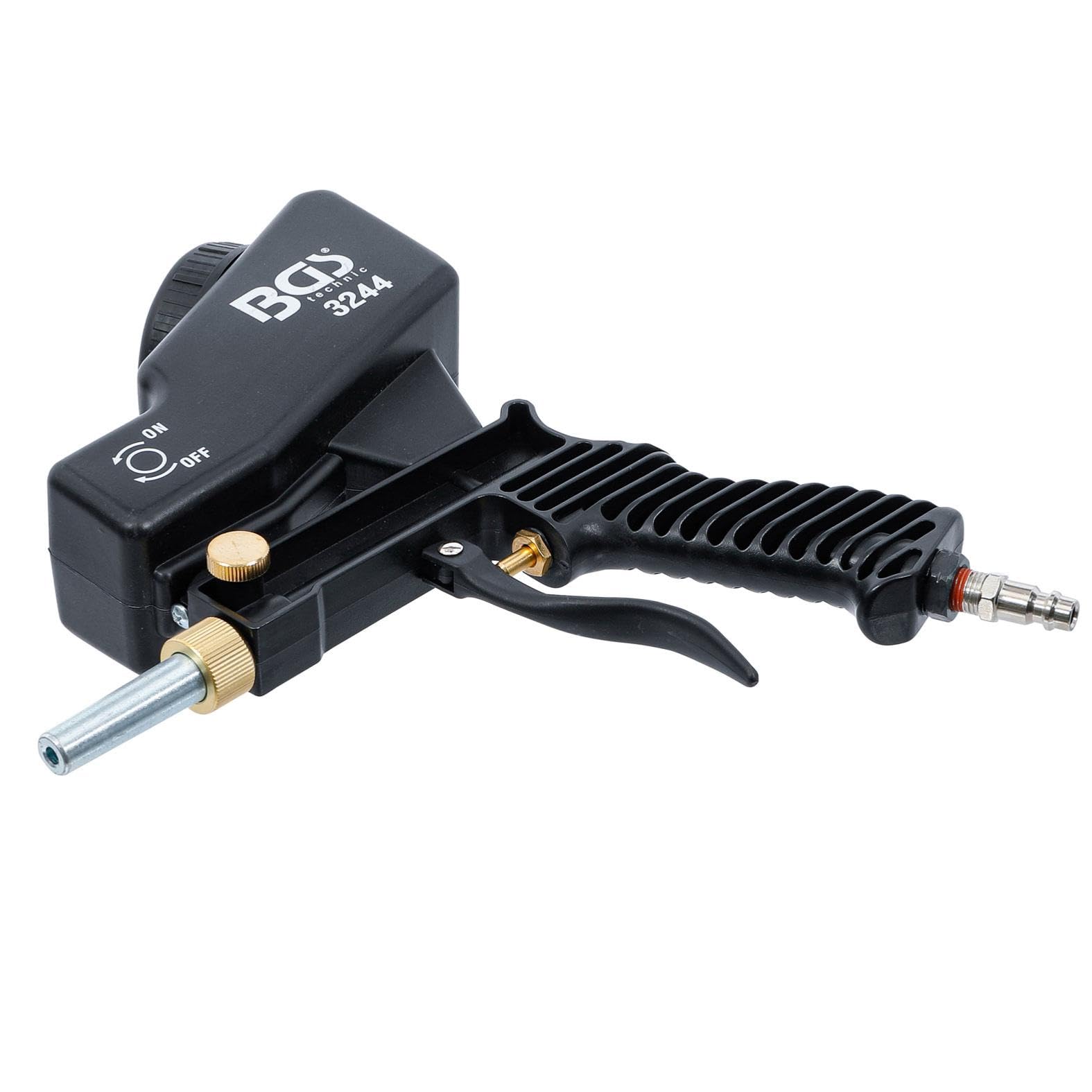 SABLEUSE AVEC RESERVOIR, PISTOLET DE SABLAGE AIR COMPRIME