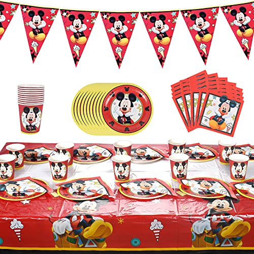Newtic Kit Festa Compleanno Topolino Bambini, Coordinato Tavola...