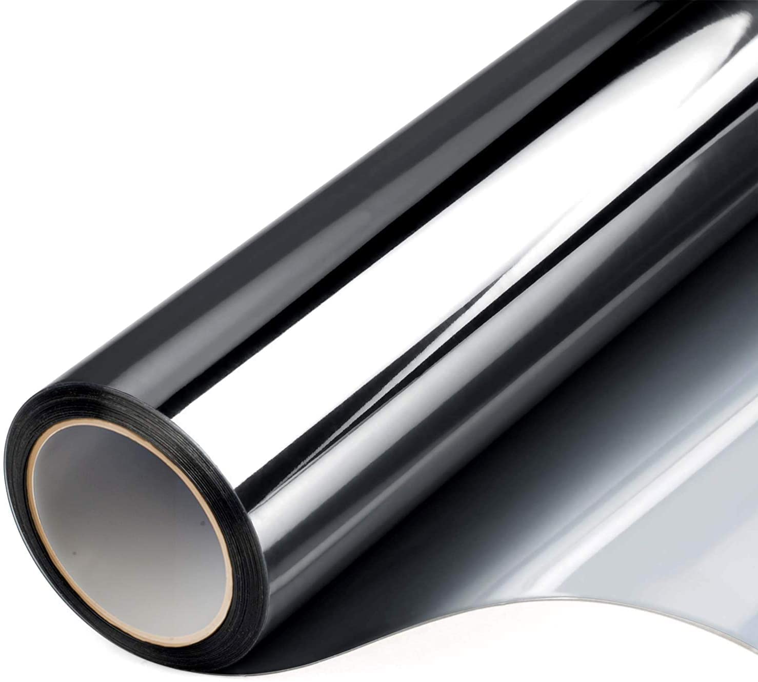 Filmgoo Window Privacy Film One Way Daytime Mirror Tint Treatments UV Heat Control Vinyl Stickers Sun Block Glass Paper Door Covering Reflective (