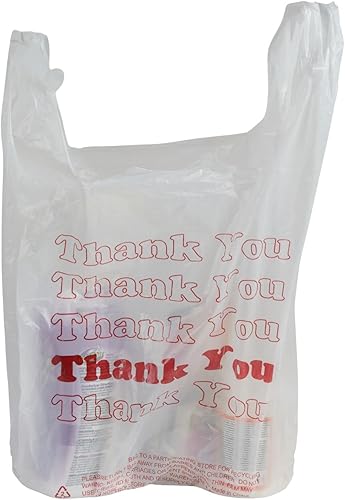 Miniatura 8 de Caja blanca de agradecimiento de 500 a 11  x 6 x 21 pulgadas grosor de 048 mil HDPE tamaño estándar de supermercado