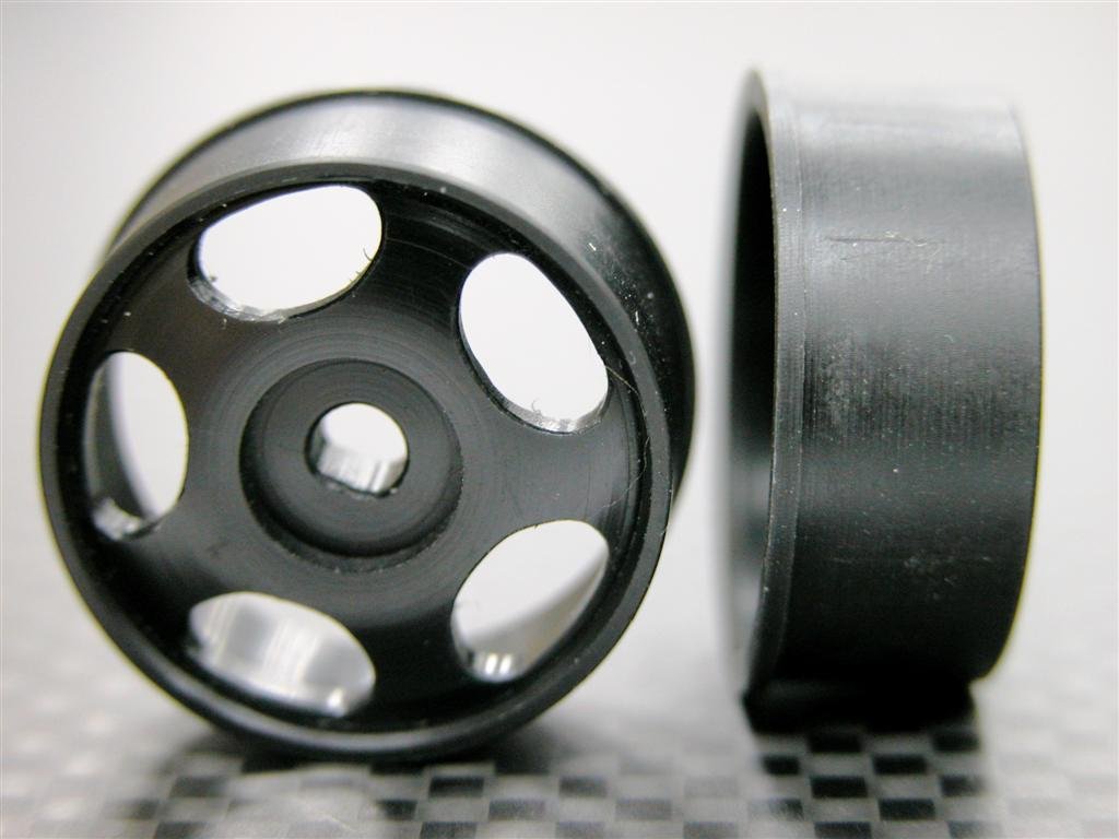 GPM XMods Generation-1 & Evolution Touring Upgrade Parts Delrin Front Bold Rims (Star) - 1Pr Black