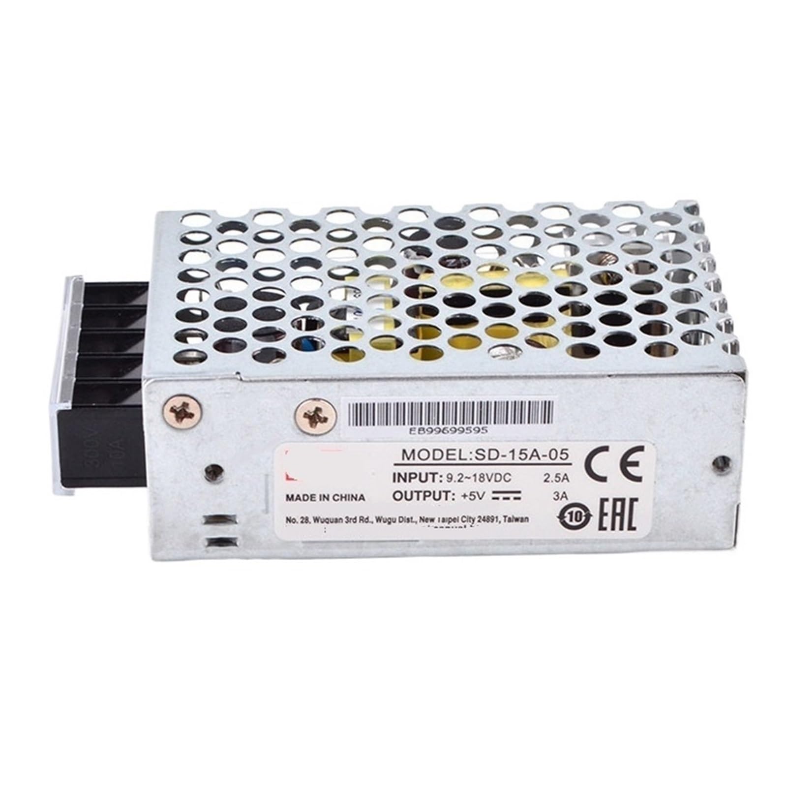 Convertisseur CC-CC à sortie unique SD-15C-05 haute sécurité