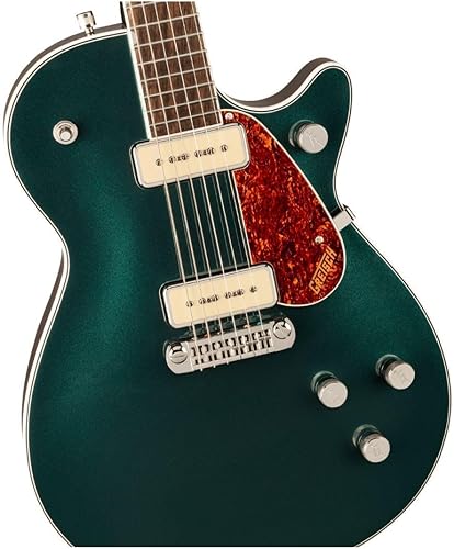 Miniatura 4 de Gretsch G5210-P90 - Guitarra eléctrica electromática de 6 cuerdas para diestros Jet Two 90 con acabado brillante y cuerpo de caoba (verde Cadillac)