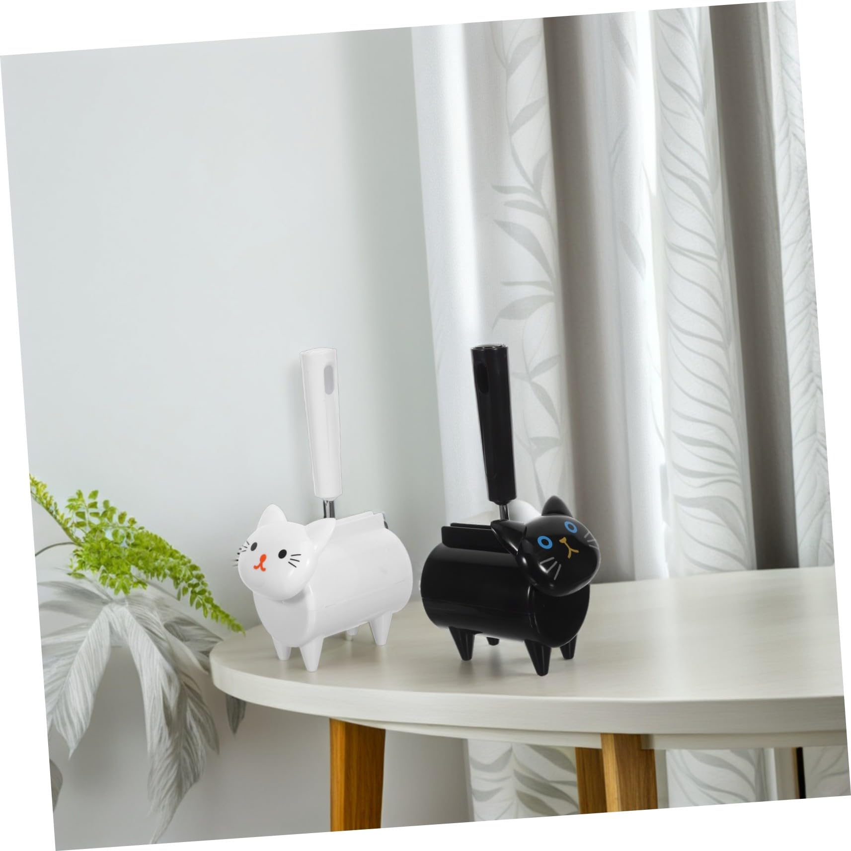 2 Piezas Rodillo Adhesivo para Pelo de Mascotas Unidades Diseño Portátil y Compacto con Desprendibles Fáciles Estilo Cartoon Divertido para Ropa y Muebles Removedor para Perros y