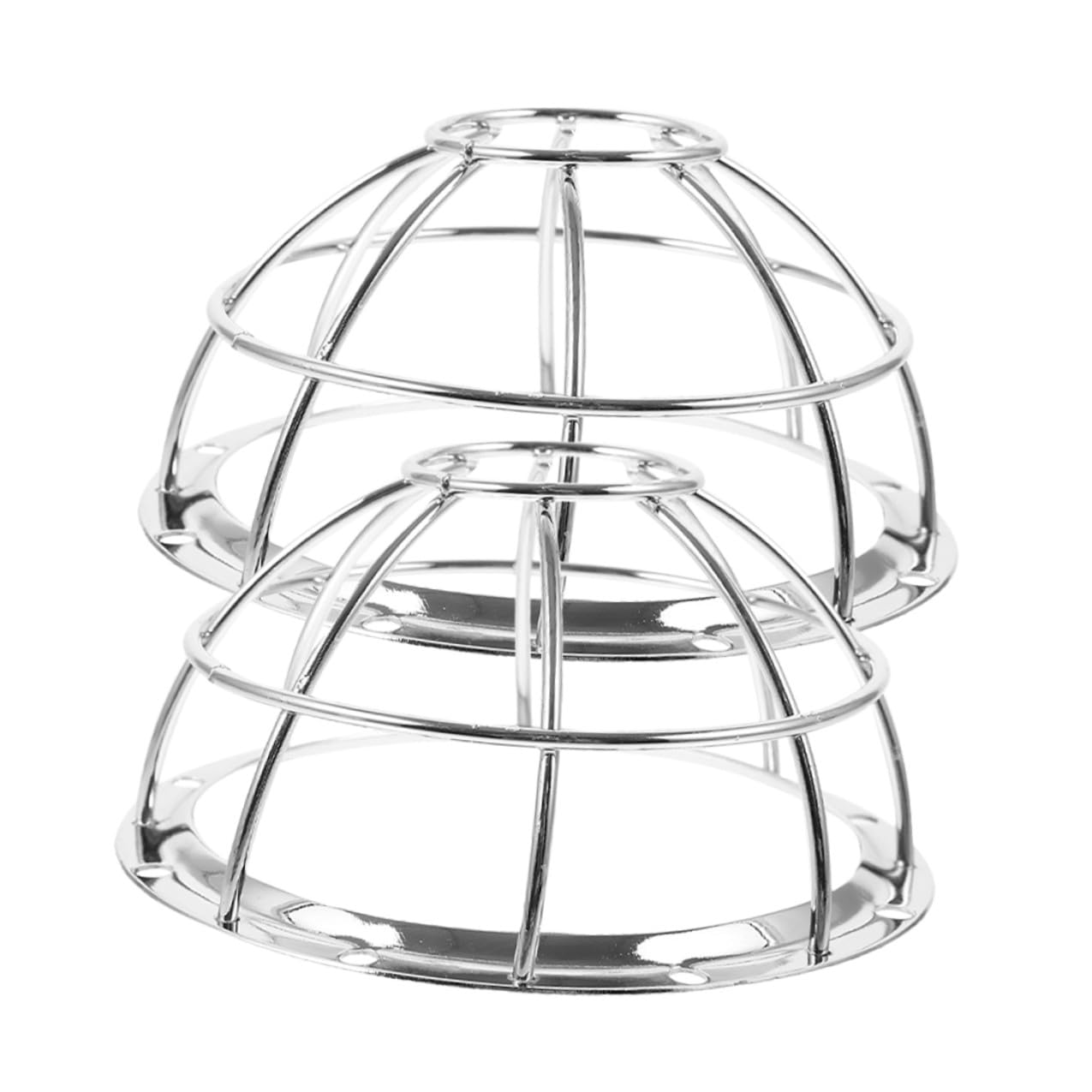 10 Pièces Protection Détecteur Acier Inoxydable Couverture Ventilée Antichoc pour Capteurs de Fumée Installation Facile pour Maison et Bureau