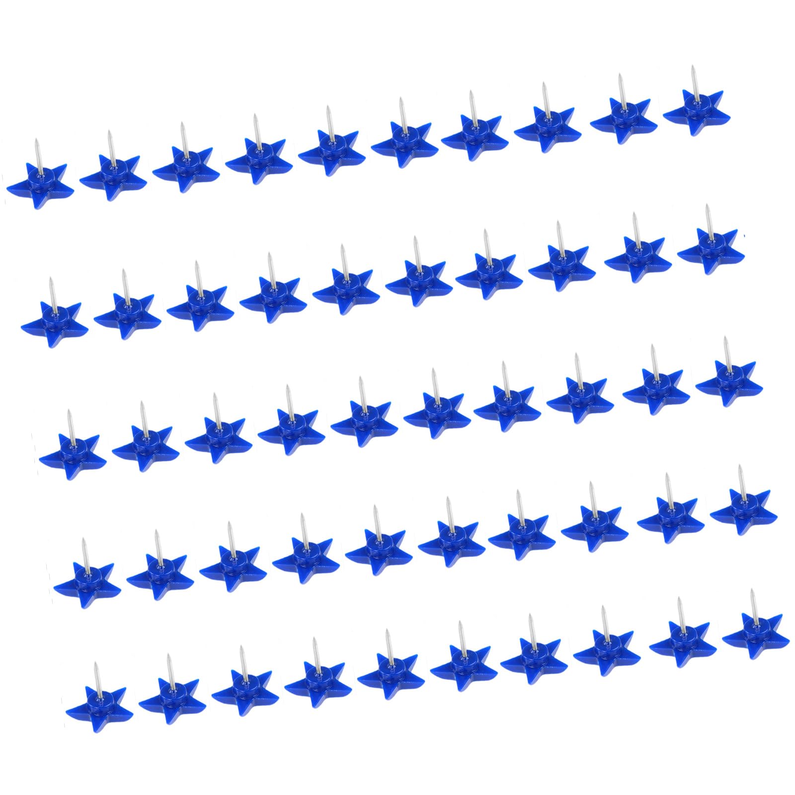 Kalttoy 100Pcs Star Head Push Pins Cork Notice Board Thumb Tacks Drawing Pins Five Pointed Star Pushpin for Bulletin Boards Colorful Push