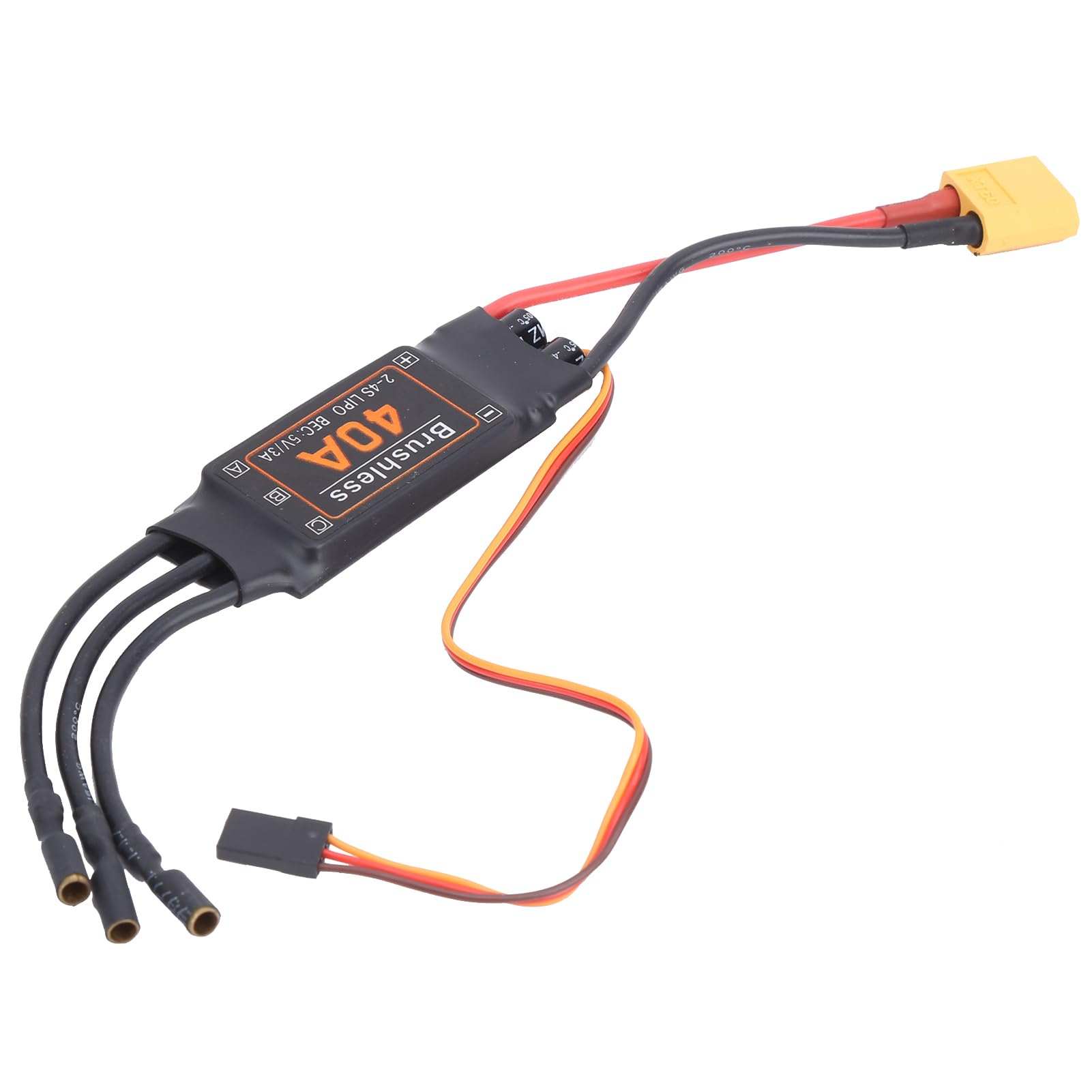 KIMISSEsc Aircraft Accessories 40A Brushless Esc Speed Controller 5V 3A Bec Output for RC Drone Airplanes Accessory Drone Esc Power Plant Driveline Systems