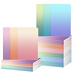 Ddaowanx Small Lined Notepads, Bulk Cute Mini Journals,3.5 x 5.5 Inches,72 Pages, Pocket Notebooks Set Colorful Cover Notebooks for Kids, Party Favors (30)