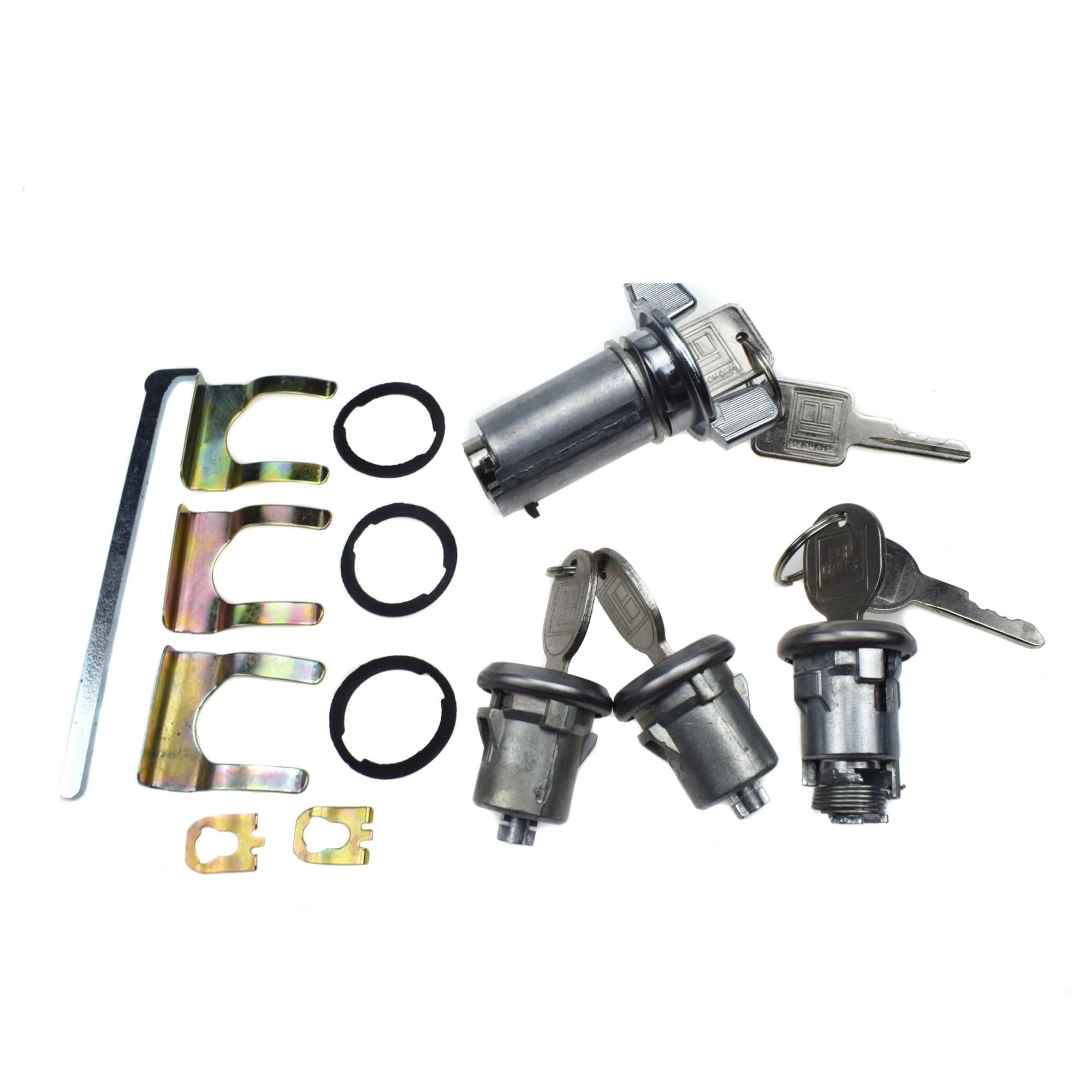 Xiaxiyg Ignition Trunk Door Door Trunk Lock Cylinder Keys Barrel Kit For Chevrolet