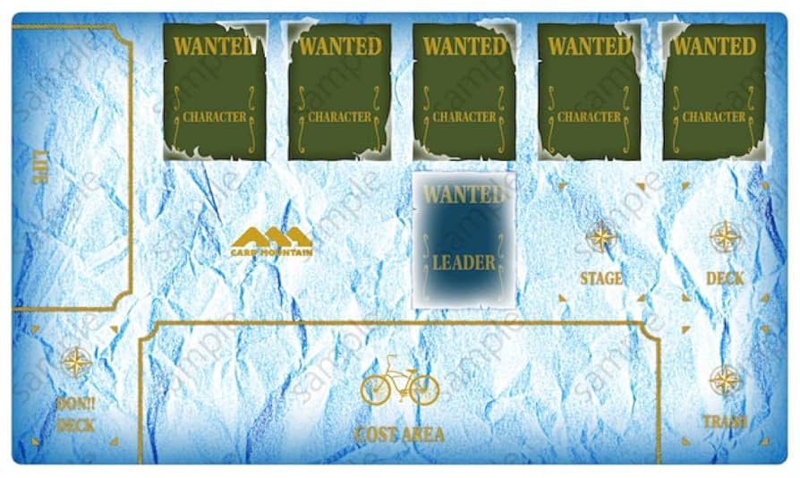 Amazon.co.jp: ワンピースカードゲーム プレイマット クザン 青