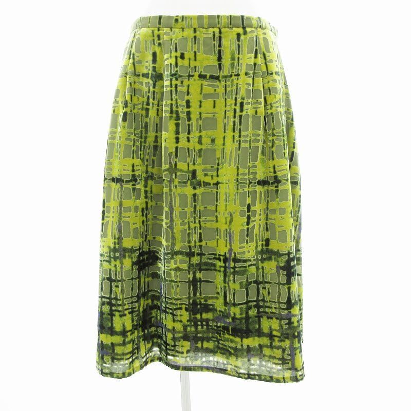 YUKI TORII ユキトリイ スパンコール レオパード 膝下スカート YUKI