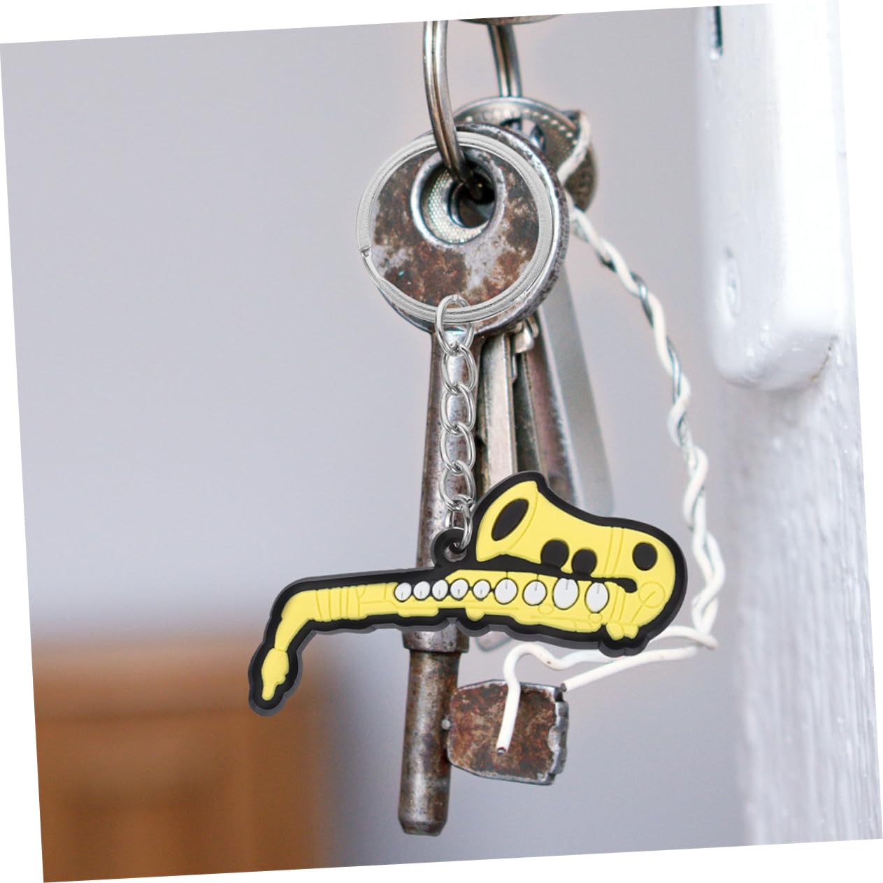 Toyvian Portachiavi Saxophone Accessori Creativi Per Decorare Borse E Chiavi Regali Musicali Unici Per Compleanni