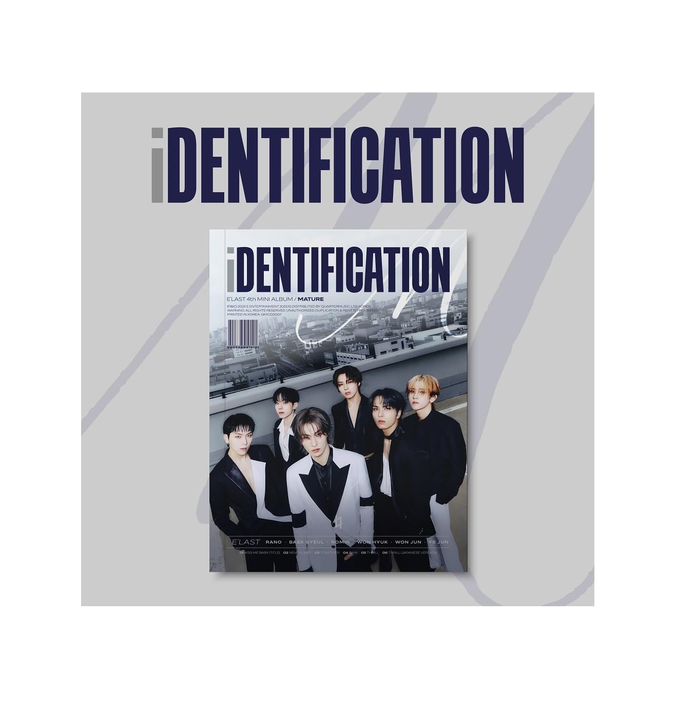 E'LAST iDENTIFICATION CD album K-pop à partager entre fans