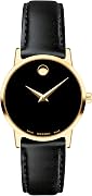Movado Movado Museum Classic Women's Watch - Swiss Quartz Movement, Calfskin Strap - 3 ATM Water Resistance - Luxury Fashion Timepiece for Her - 28mm