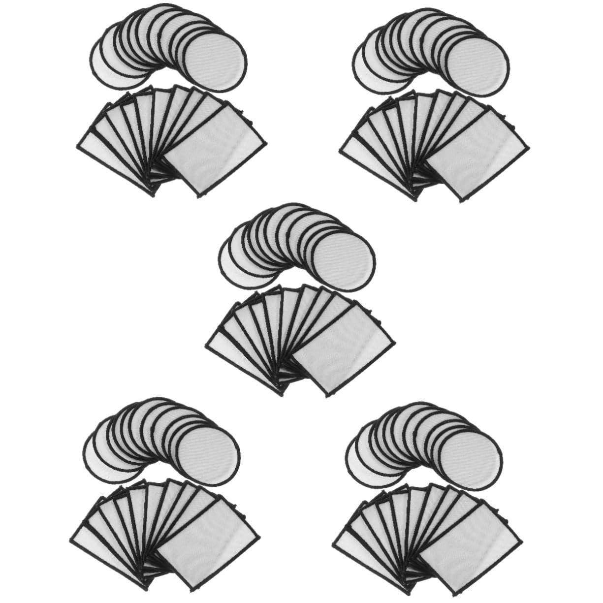 Operitacx 100piezas Parches Para Ropa Parches Termoadhesivos De Decorativos Para Reparación De Para Mochilas y Proyectos De Costura