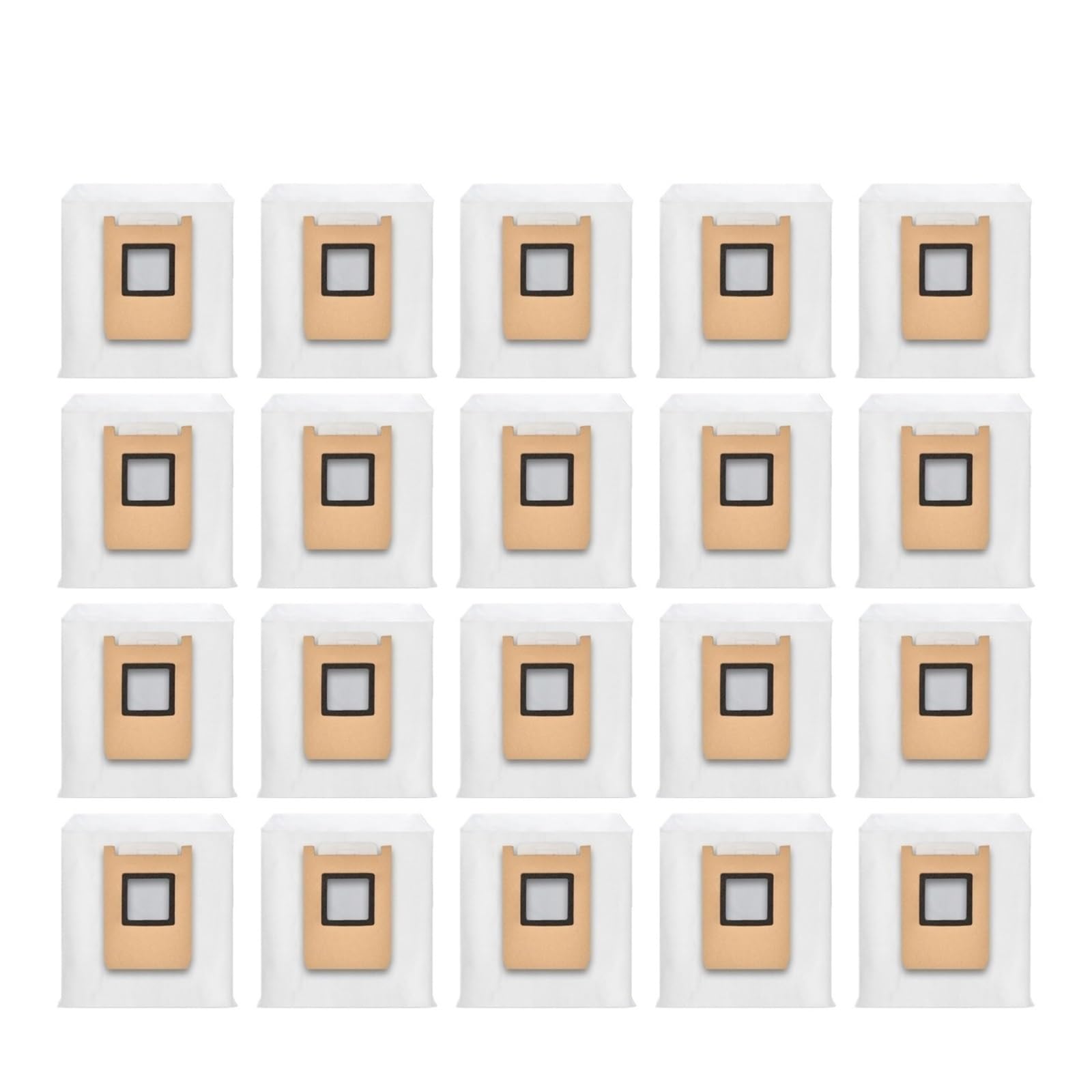 Mwmyquext 20 Pcs Compatible For Eufy E28 Omni/E25 Omni. Robot Vacuum Cleaner Dust Bag(20 Pcs)