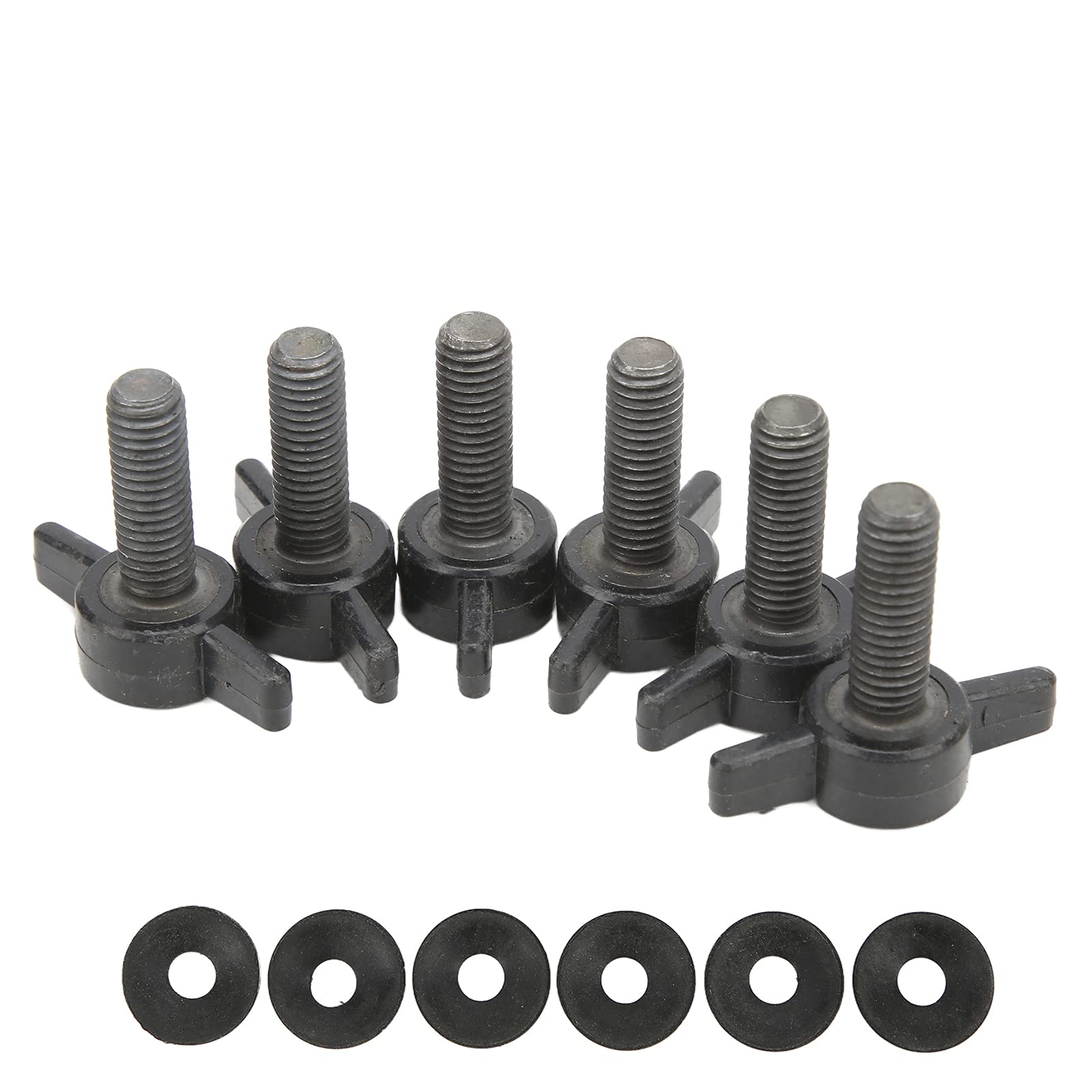 Quick Remove Bolts, Nylon Carbon Steel Direct Installation Easy On Off Screws Replacement for Wrangler YJ TJ JK Models 1987-2017 for Car'